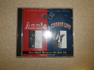 Annie & A Chorus LIne Musical On CD *FREE SHIPPING*-image