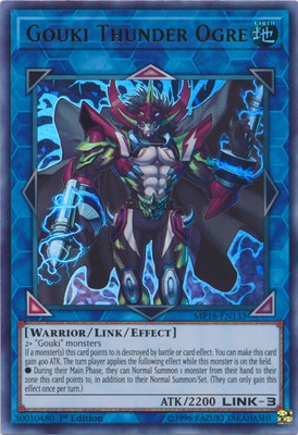 Gouki Thunder Ogre - MP18-EN133 - Ultra Rare - 1st Edition Near Mint 2018 Mega P-image