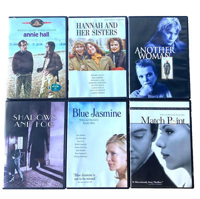 Lot of 8 Woody Allen DVD's:Annie Hall/Hannah/Another Woman/Shadows/Jasmine/Zelig-image