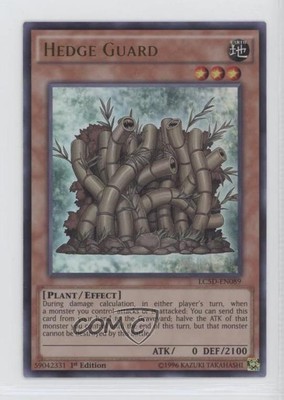 2014 Yu-Gi-Oh! Legendary Collection 5Ds Mega-Pack 1st Edition UR Hedge Guard 4z8-image