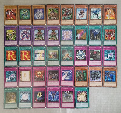 Yugioh Legendary Collection 2 LCGX HERO 1st Edition Job Lot-image