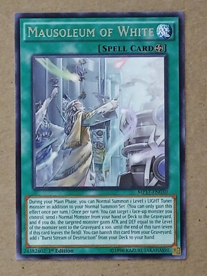 ( MAUSOLEUM OF WHITE ) - Rare - MP17-EN030 - 1st - NM - Yu-Gi-Oh - 2017 Mega Tin-image