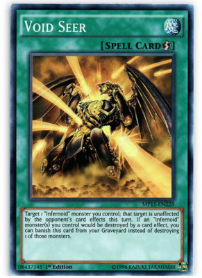 Yugioh! LP Void Seer - MP15-EN228 - Super Rare - 1st Edition Lightly Played, Eng-image