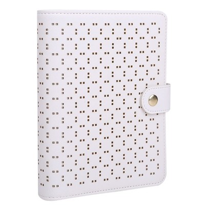 Monobox B6 System Notebook Bible Size Cute Dot Pattern Bell Button Includes 276-image