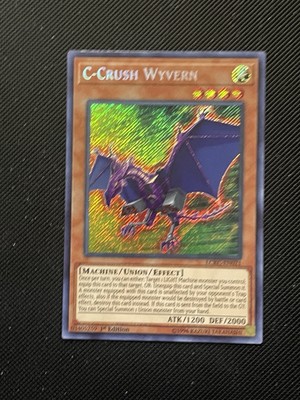 C-Crush Wyvern LCKC-EN021 Secret Rare 1st Edition Yugioh NM-image