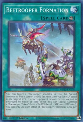 1x Beetrooper Formation - 1st Edi NM Eng YuGiOh - 2022 Mega Tin - Pharoah's Gods-image