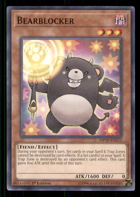 Yugioh Bearblocker #MP19-EN175 2019 Gold Sarcophagus Tin Mega Pack LP-image
