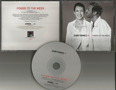 Annie Lennox EURYTHMICS Power to the meek w/ RARE RADIO MIX PROMO DJ CD single -image