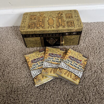 2020 Yu-Gi-Oh! Tin of Lost Memories Factory Sealed 1st Edition Mega Tin-image