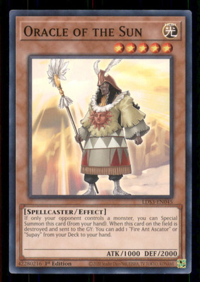 Yugioh Oracle of the Sun #LDS3-EN045 Legendary Duelists: Season 3 LP-image