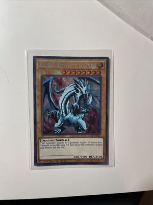 Yu-Gi-Oh! TCG Blue-Eyes White Dragon 2017 Mega-Tins Promos CT14-EN002 Limited Ed-image