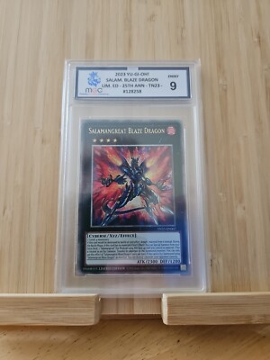 Salamangreat Blaze Dragon MGC 9 - TN23-EN007 Quarter Century Secret Rare Yugioh-image