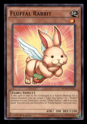 Yugioh Fluffal Rabbit #MP15-EN143 2015 Mega-Tins Mega Pack LP-image