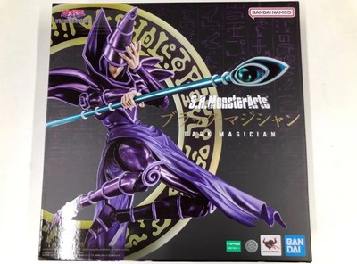 S.H.MonsterArts Yu-Gi-Oh! Dark Magician TAMASHII NATIONS Bandai Japanese Anime-image
