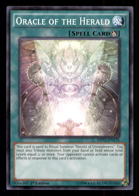 Yugioh Oracle of the Herald #MP15-EN176 2015 Mega-Tins Mega Pack LP-image