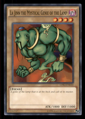 Yugioh La Jinn the Mystical Genie of the Lamp #LDK2-ENK10 Legendary Decks II LP-image