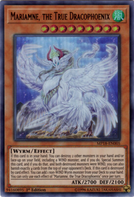 Mariamne, the True Dracophoenix - MP18-EN005 - Ultra Rare - 1st Edition x1 - Lig-image