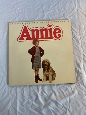 Vintage Annie Original Motion Picture Soundtrack vinyl record with poster sleeve-image