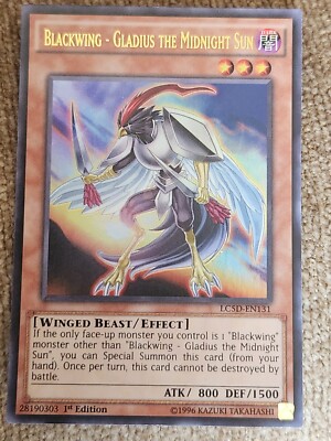 Yu-Gi-Oh! TCG Blackwing - Gladius the Midnight Sun Legendary Collection 5D's...-image