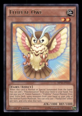 Yu-gi-oh Fluffal Owl #MP15-EN141 2015 Mega-Tins Mega Pack LP-image