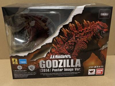 S.H. MonsterArts Godzilla 2014 Poster Image Ver. Figure Only BANDAI-image