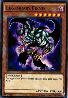 LEGENDARY FIEND YuGiOh YU GI OH Custom Anime Collectible Card-image