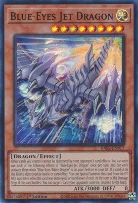 Blue-Eyes Jet Dragon Super Rare 25th Anniversary Rarity Collection II (RA02)-image
