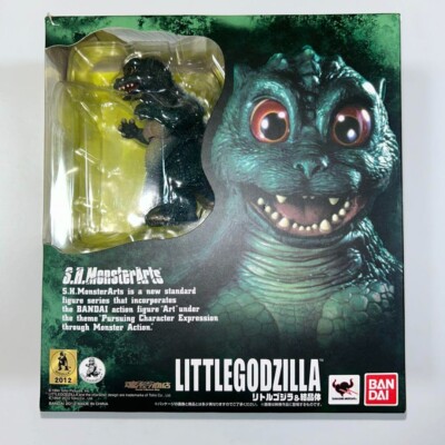 S.H.MonsterArts Little Godzilla & Crystal 2012 Bandai Figure From Jp Used-image