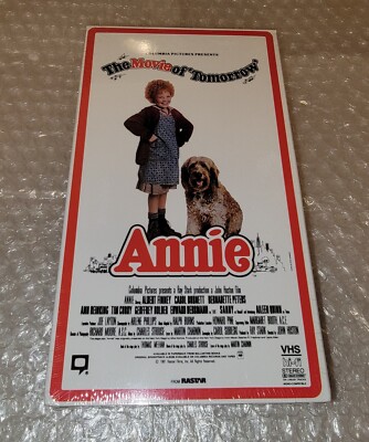 Annie (VHS, 1985) The Movie Of Tomorrow  Brand New, Sealed!-image