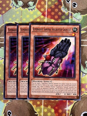 Yugioh Superheavy Samurai Soulbuster Gauntlet MP16-EN008 Playset -image