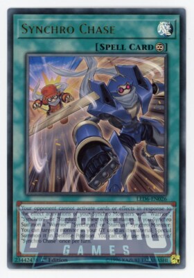 Yugioh Synchro Chase LED6-EN026 Ultra Rare 1st Edition NM/LP-image