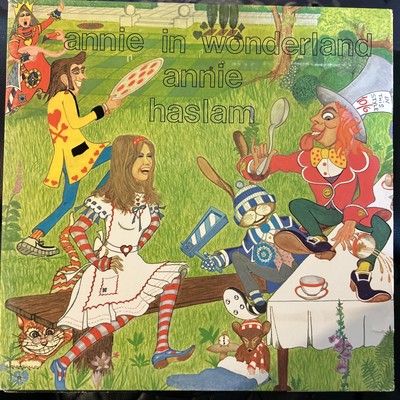 ANNIE HASLAM LP ‘ANNIE IN WONDERLAND’  - ROY WOOD RENAISSANCE PROG (WARNER) 1977-image