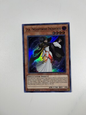 Lyla, Twilightsworn Enchantress MP18-EN051 Super Rare 1st Edition Card Konami-image