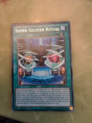  Super Soldier Ritual - MP16-EN146 - Rare - 1st Edition Near Mint MP16 - 2016 -image