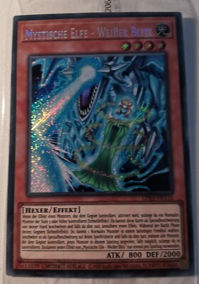 Mystical Elf - White Lightning! LDS3-EN, Secret Rare, YuGiOh.-image