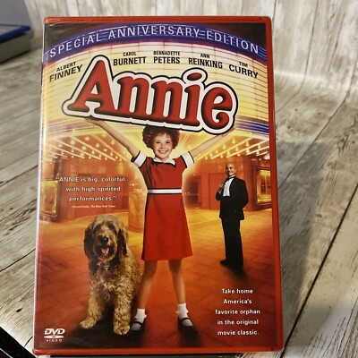 Annie Special Anniversary Edition (DVD, 1982 Full Screen) New Factory Sealed-image