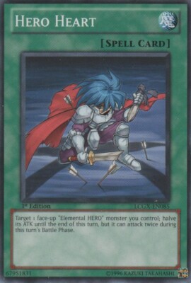 HERO Heart - LCGX-EN085 - Common - 1st Edition x1 - Lightly Played-image