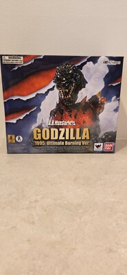 S.H.MonsterArts Godzilla (1995) Ultimate Burning Ver. figure With Shipper Box-image