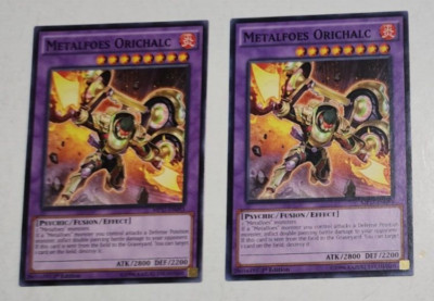 Yu-Gi-Oh! Yugioh Metalfoes Orichalc MP17-EN093 1st Edition Common LP x2-image