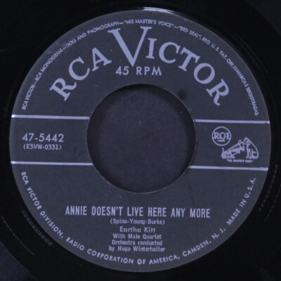 EARTHA KITT: annie doesn't live here anymore RCA 7