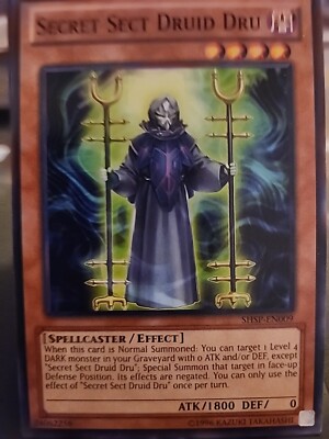 Secret Sect Druid Dru - Yugioh Dark Monster - Vintage-image