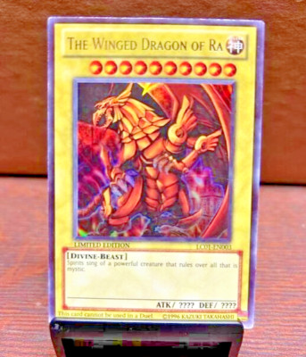 Yugioh The Winged Dragon Of RA Holo LC01-EN003 Limited Edition-image