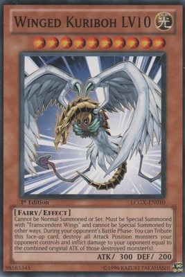 1 x Winged Kuriboh LV10 - LCGX-EN010 - Common - Unlimited Edition Near Mint, Eng-image