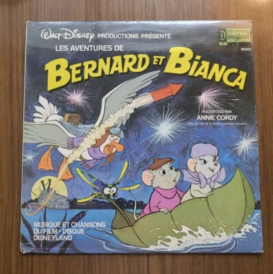 Annie Cordy - Les Aventures De Bernard Et Bianca LP Disneyland Canada Sealed-image