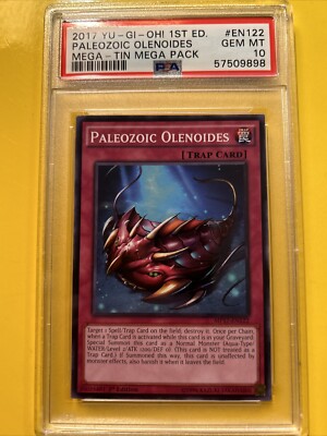 YuGiOh PALEOZOIC OLENOIDES #MP17-EN122🔥PSA 10 GEM MINT🔥1st EDITION-2017 COMMON-image