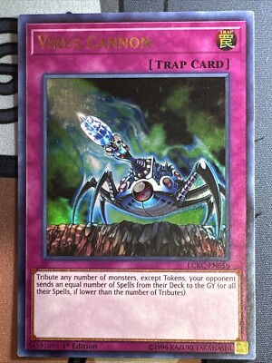 Virus Cannon - NM - LCKC-EN056 - 1st Edition - Ultra Rare - Yu-Gi-Oh! TCG-image