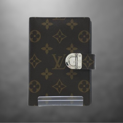 Louis Vuitton Monogram PM Koala Notebook Cover in Brown and Silver PVC-image