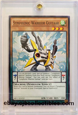 Yu-Gi-Oh! SYMPHONIC WARRIOR GUITAAR MP17-EN232 1st Edition 2017 Mega-Tins MP 🍒-image