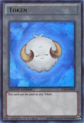 1 x Token: Lamb (White) - LC04-EN008 - Ultra Rare - Limited Edition Near Mint, E-image