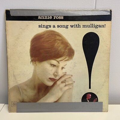 Annie Ross Sings a Song with Mulligan! Original Vinyl LP Cover Damage VG (J-91)-image